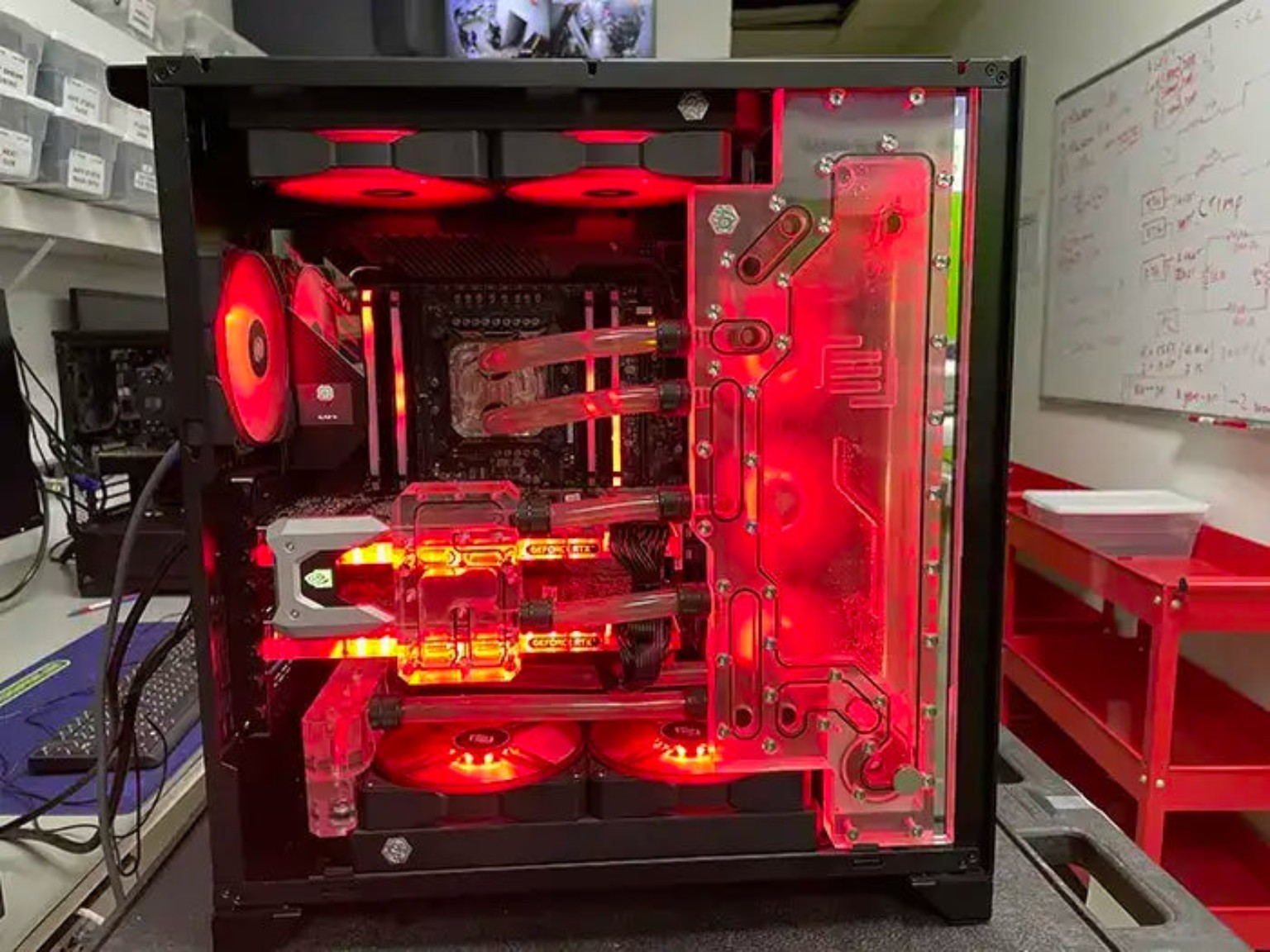 Custom PC build photo
