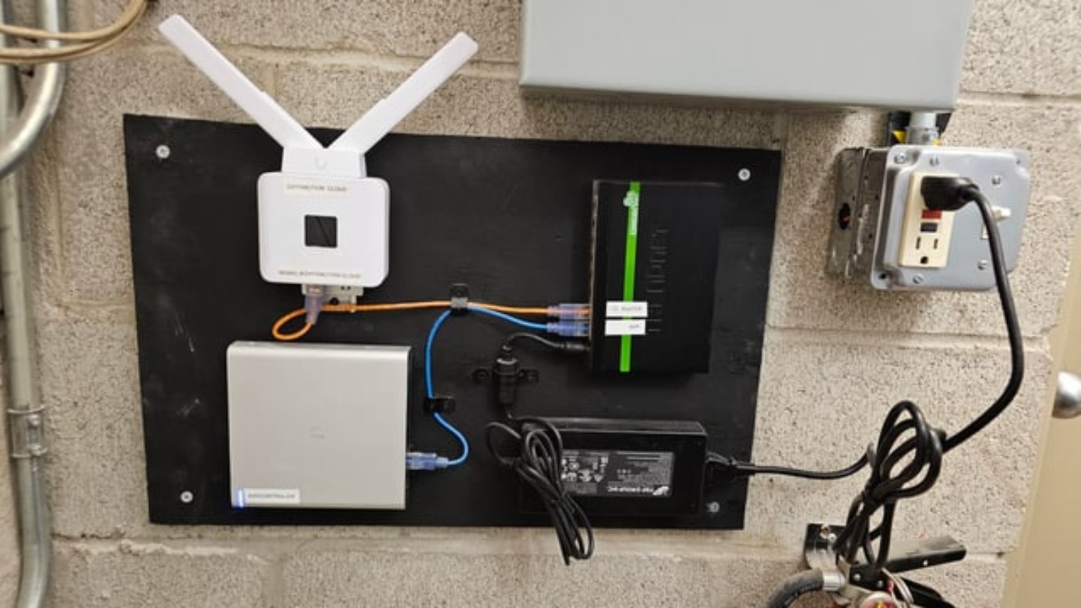 Network infrastructure project photo