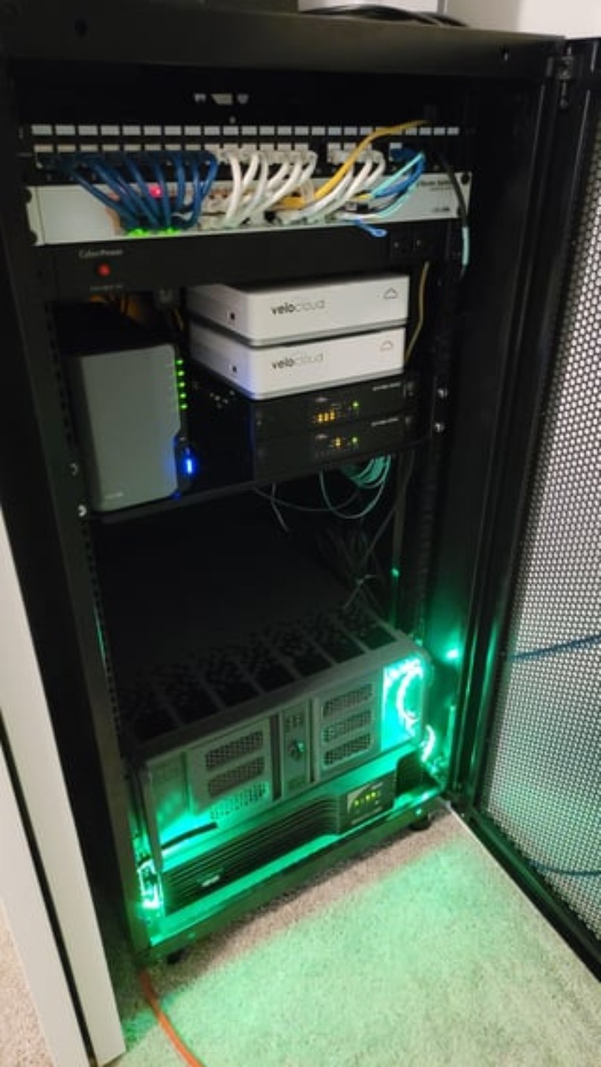 Network infrastructure project photo