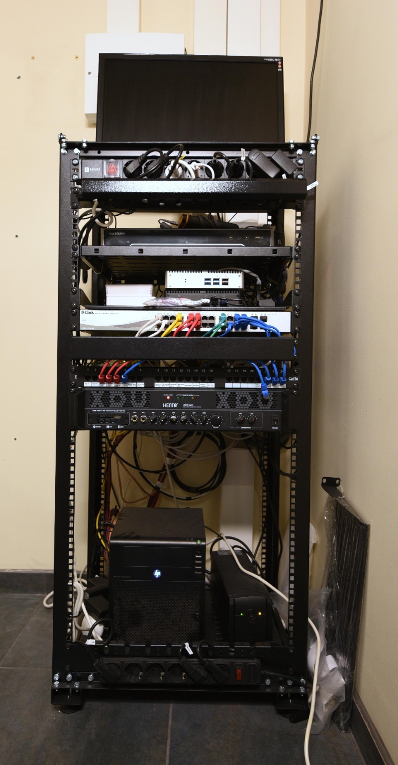 Network infrastructure project photo