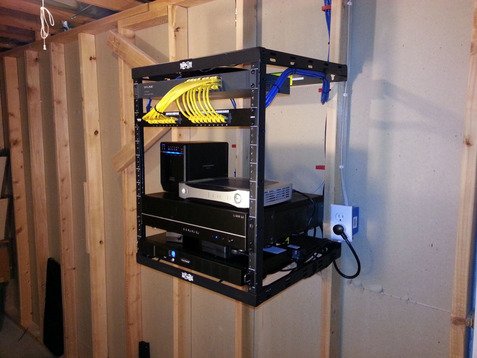 Network infrastructure project photo
